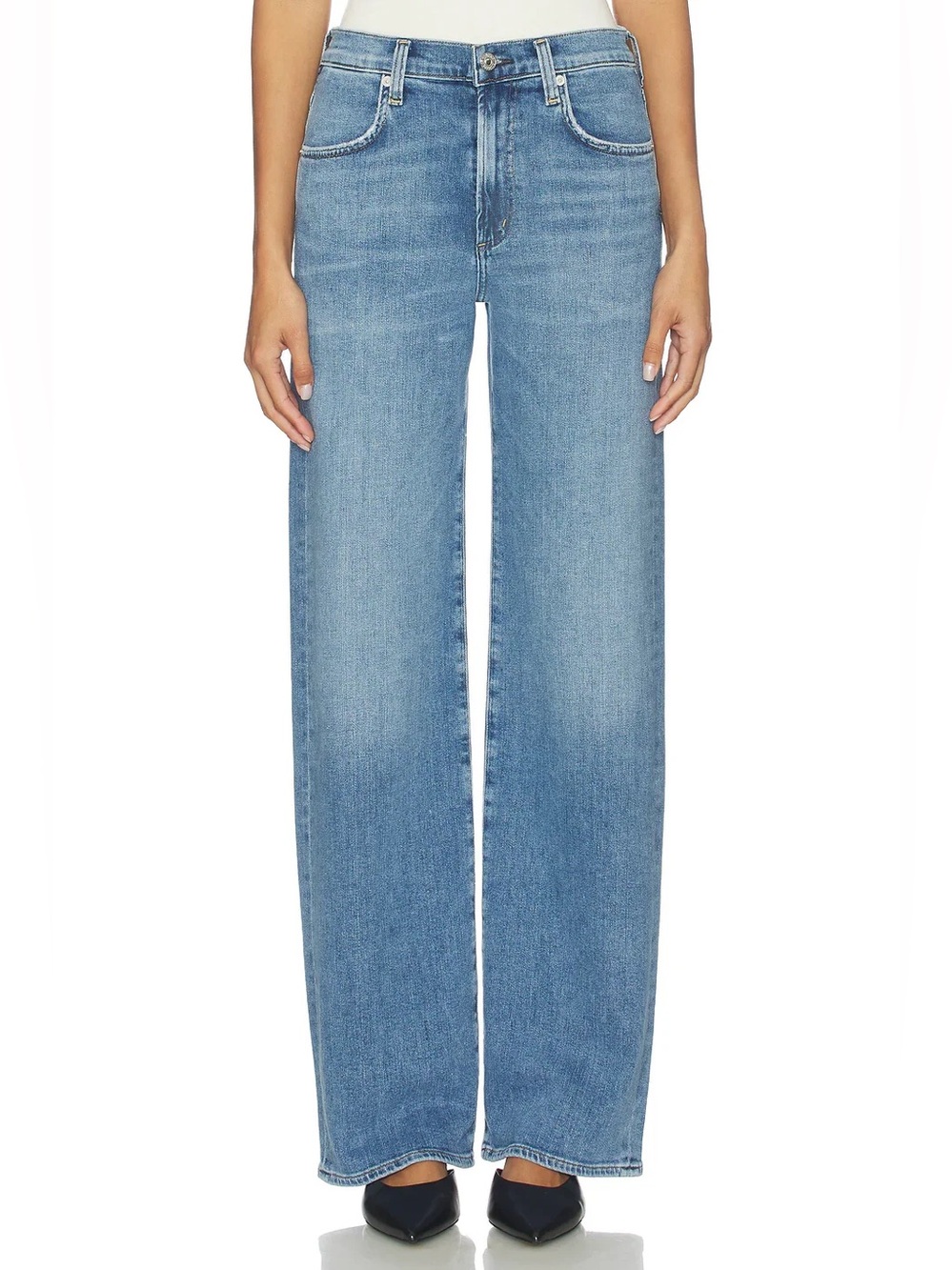 Citizens of Humanity Annina wide Leg Jeans size 28 light medium vintage wash